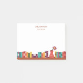 Boekenplank Schoolbibliothecaris Kleine Notities Post-it® Notes (Voorkant)
