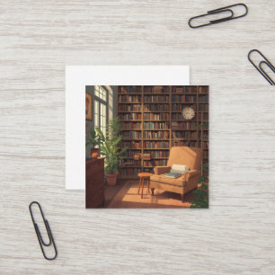 Boekenplank Vierkante Visitekaartje