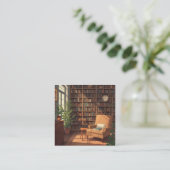 Boekenplank Vierkante Visitekaartje (Staand voorkant)