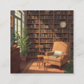 Boekenplank Vierkante Visitekaartje (Voorkant)