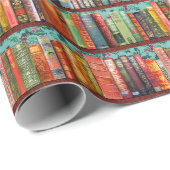  boekenplank voor kerstmis cadeaupapier (Rol Hoek)