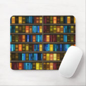 Boekenplanken 1 Mousepad Muismat (Met muis)