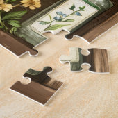 Boekenplanken en kruidenboeken legpuzzel (Zijkant)