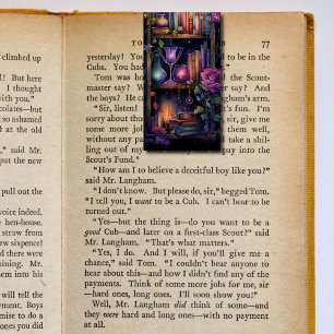 Boekenplanken Vouwen Bladwijzer Bookmarkers Visitekaartje