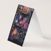 Boekenplanken Vouwen Bladwijzer Bookmarkers Visitekaartje (Voorkant)