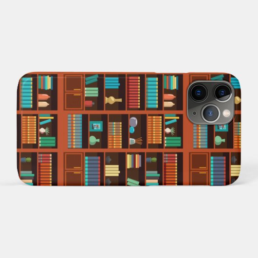 boekenplankillustratie Case-Mate iPhone case (Achterkant (horizontaal))