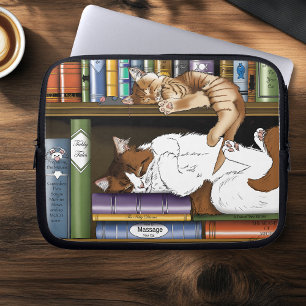 Boekenplankkatten Laptop Sleeve