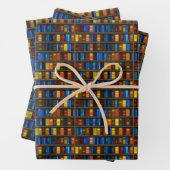 Boekenrek Inpakpapier Plat Vellen Set van 3 (In situ)