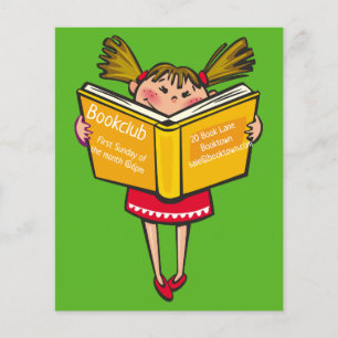 Boekensessie in de boekengroep flyer