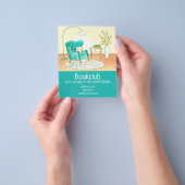 Boekensessie in de boekengroep flyer (Hand)