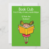 Boekensessie in de boekengroep kaart (Voorkant)