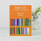 Boekensessie in de boekengroep kaart (Staand voorkant)