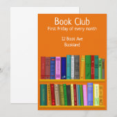 Boekensessie in de boekengroep kaart (Voorkant / Achterkant)