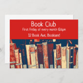 Boekensessie in de boekengroep kaart (Voorkant / Achterkant)