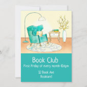 Boekensessie in de boekengroep kaart (Voorkant)