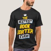 Boekensorteerder, Grappige Beroepsbezigheid  T-shirt (Voorkant)