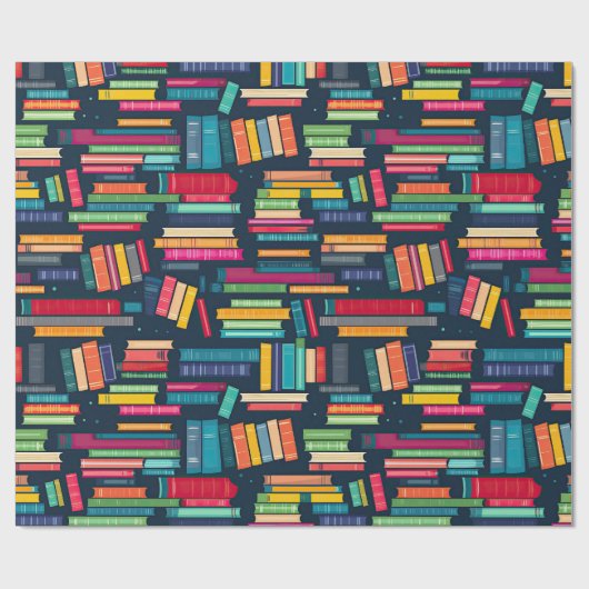 Boekenstapels Verpakkingspapier Cadeaupapier (Vlak)