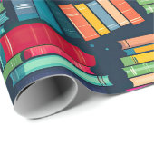 Boekenstapels Verpakkingspapier Cadeaupapier (Rol Hoek)