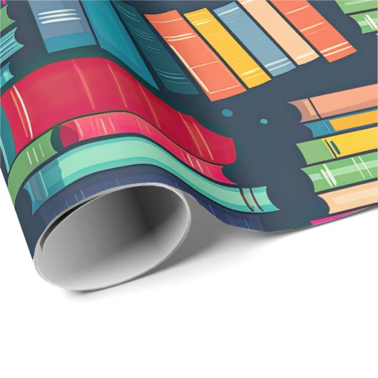 Boekenstapels Verpakkingspapier Cadeaupapier (Rol Hoek)