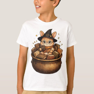 Boekenverslaafde Konijn Bibliothecaresse Heks T-shirt
