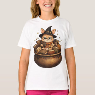 Boekenverslaafde Konijn Bibliothecaresse Heks T-shirt