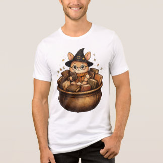 Boekenverslaafde Konijn Bibliothecaresse Heks Tri-Blend Shirt