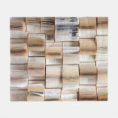 Boekenwandboeken wanddecoratie fleece deken (Voorkant (Horizontaal))