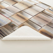 Boekenwandboeken wanddecoratie sherpa deken (3/4)