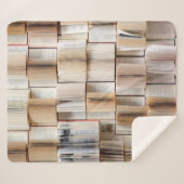 Boekenwandboeken wanddecoratie sherpa deken (Voorkant (horizontaal))