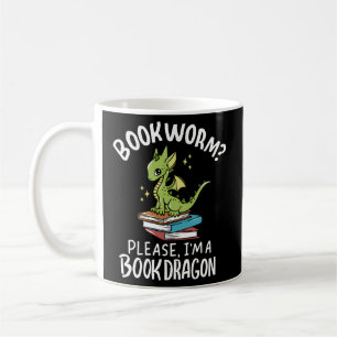Boekenworm Alsjeblieft Ik ben een boek Dragon - Bo Koffiemok