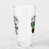 Boekenworm Humor Glas (Rechts)