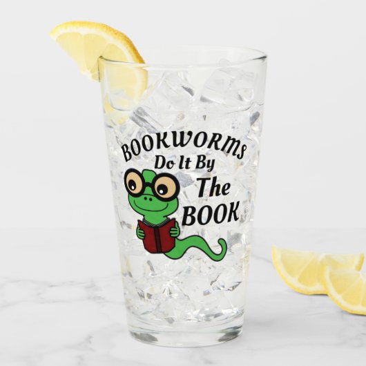Boekenworm Humor Glas (Voorkant ijs)