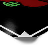 Boekenworm Humor Perfect Poster (Hoek)