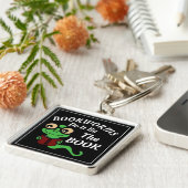 Boekenworm Humor Sleutelhanger (Zijkant)