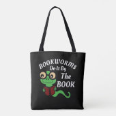Boekenworm Humor Tote Bag (Achterkant)