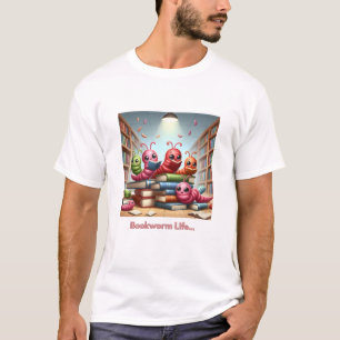 Boekenworm Mannelijk T-shirt