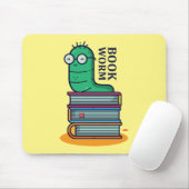 boekenworm muismat (Met muis)