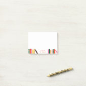Boekenworm notitie van de leraar post-it® notes (Op bureau)