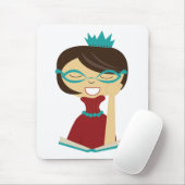 Boekenworm prinses muismat (Met muis)