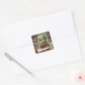 Boekenworm Sticker (Envelop)