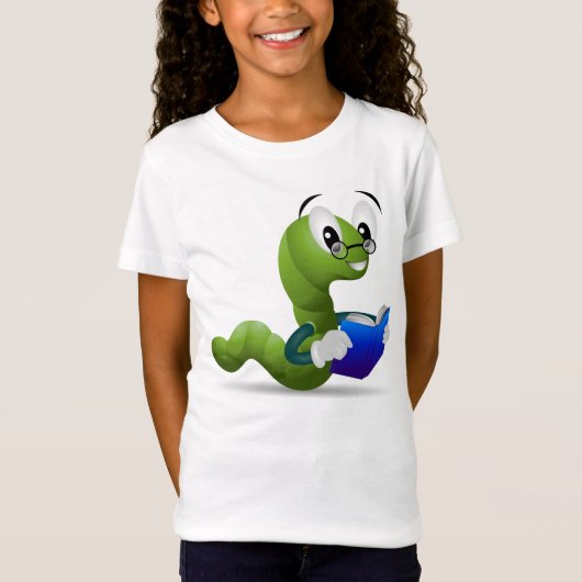 Boekenworm T-shirt (Voorkant)