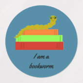 Boekenwormen Maken Goede Lezers Labels (Design 1)