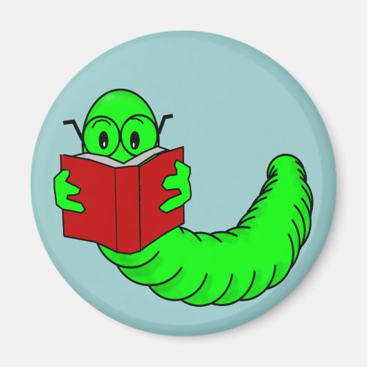 boekenwormmagneet magneet (Voorkant)