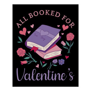 Boekenwurm - Alles geboekt voor Valentijns II Perfect Poster
