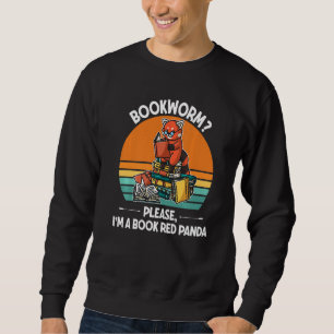 Boekenwurm alsjeblieft Ik ben een boek rode panda  Trui