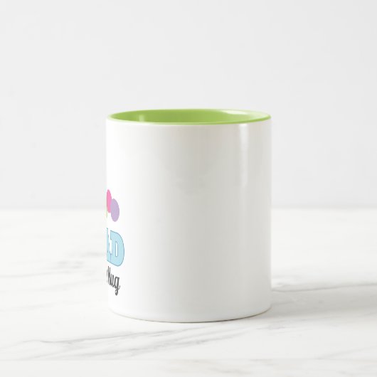 Boekenwurm Bibliotheek Leuk Leescadeau Tweekleurige Koffiemok (Center)