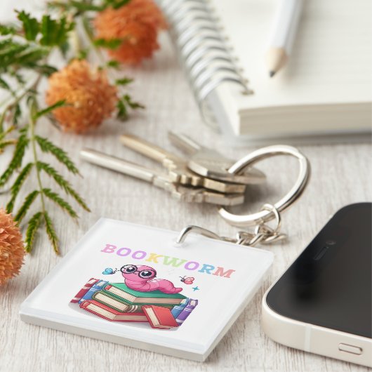 boekenwurm Bliss Sleutelhanger (Voorkant Rechts)
