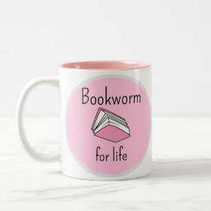 Boekenwurm Boekenliefhebbers Tweekleurige Koffiemok