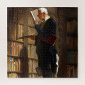 Boekenwurm Carl Spitzweg Art Legpuzzel (Verticaal)