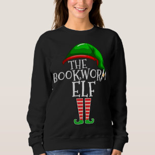 Boekenwurm Elf Bijpassende Familie Kerstmis Lezing Trui